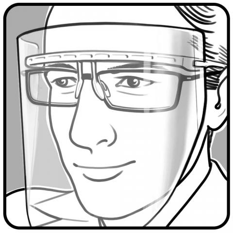 Инструкция - 10 - Защитные щитки можно использовать совместно с коррекционными очками